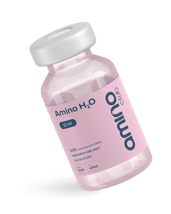 Vial de producto con etiqueta de lote